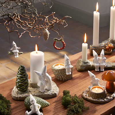 Kähler Christmas Tales grankogle grøn