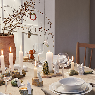 Kähler Christmas Tales grankogle grøn