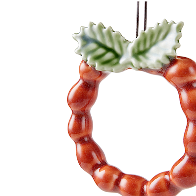 Kähler Christmas Tales krans rød