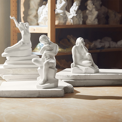 Kähler Heavenly Grounded figur hvid 22,5 cm