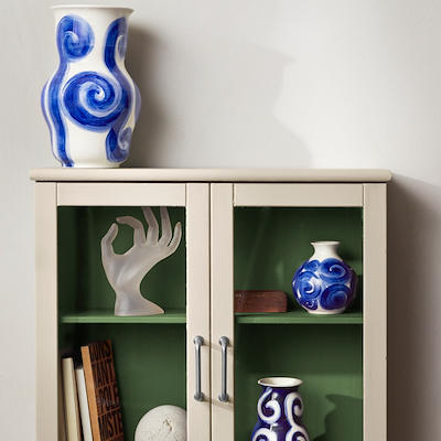 Kähler Tulle vase blå H22,5 cm