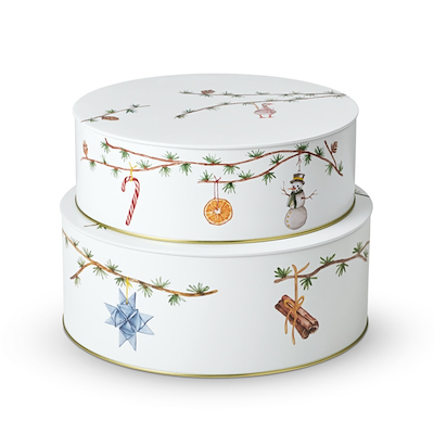 Hammershøi Jul 2023 kagedåse Ø20+Ø22 cm