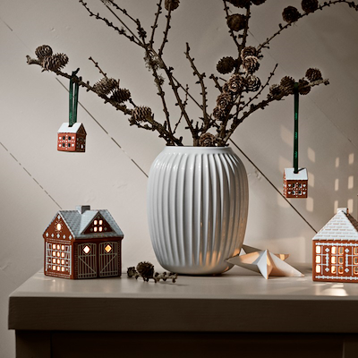 Kähler Gingerbread juleophæng 2 stk. H5 cm