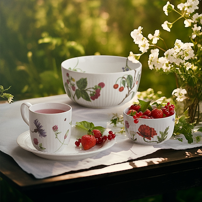 Kähler Hammershøi Summer 2025 krus hvid 33 cl