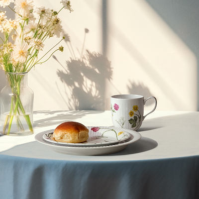 Kähler Hammershøi Summer wildflowers tallerken Ø22 cm