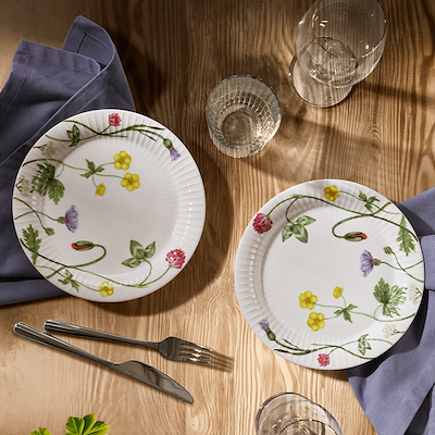 Kähler Hammershøi Summer wildflowers tallerken Ø22 cm