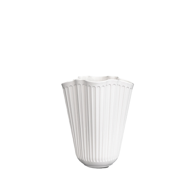 Kähler Hammershøi Unfold vase hvid H20.5 cm