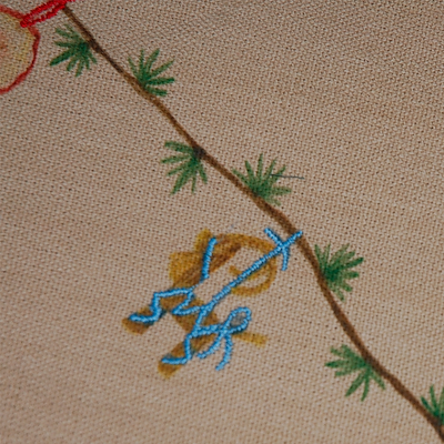 Hammershøi Jul juletræstæppe sand Ø130 cm