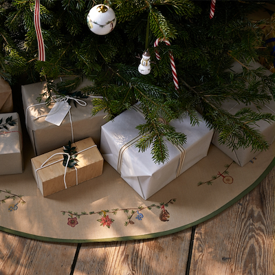 Hammershøi Jul juletræstæppe sand Ø130 cm