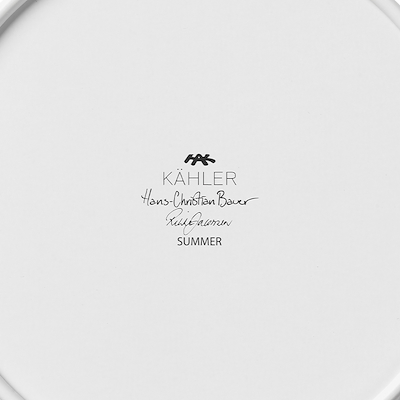 Kähler Hammershøi Summer 2025 opbevaringsdåse hvid H14.5 cm