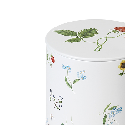 Kähler Hammershøi Summer opbevaringsdåse hvid H18.5 cm