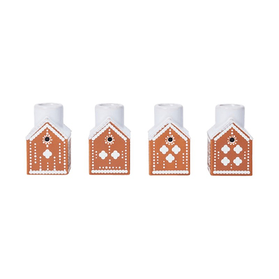 Kähler Gingerbread adventsstage 4 stk. brun