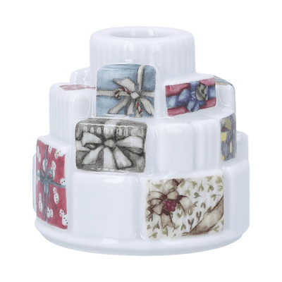 Hammershøi Jul 2025 lysestage med gaver Ø 7,5 cm