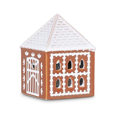 Kähler Gingerbread hytte brun H7.5 cm