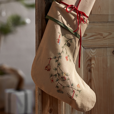 Hammershøi Jul 2025 julesok sand H46 cm