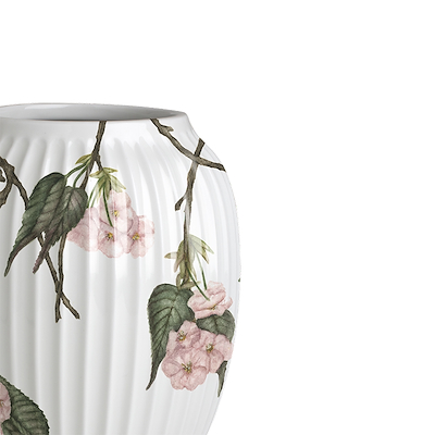 Kähler Hammershøi mors dag-vase 2025 kirsebærblomst H21 cm