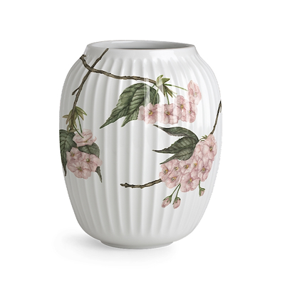 Kähler Hammershøi mors dag-vase 2025 kirsebærblomst H21 cm