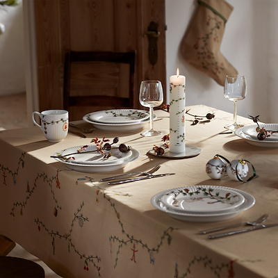 Hammershøi Jul 2025 juledug sand 150x270 cm