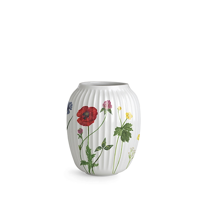 Kähler Hammershøi Summer vase hvid H21 cm