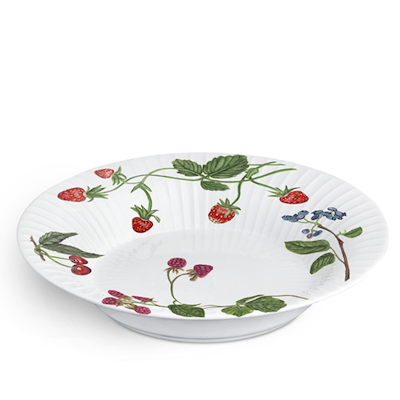 Kähler Hammershøi Summer dyb tallerken hvid Ø21 cm