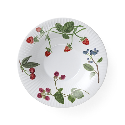 Kähler Hammershøi Summer dyb tallerken hvid Ø21 cm