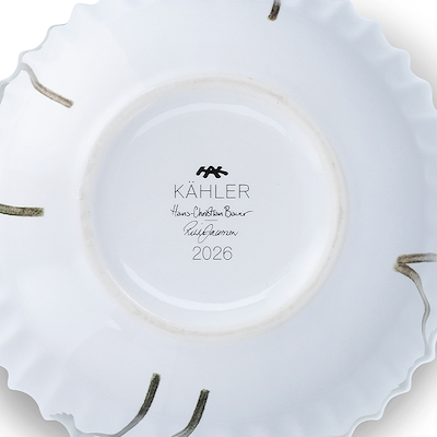 Kähler Hammershøi mors dag-vase 2026 høstanemone H21 cm