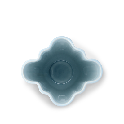 Kähler Hammershøi Unfold vase blå H 20,5 cm