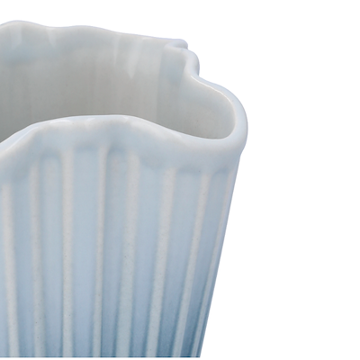 Kähler Hammershøi Unfold vase blå H 16,5 cm