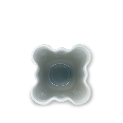 Kähler Hammershøi Unfold vase blå H 16,5 cm