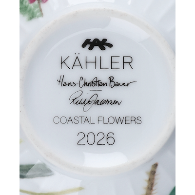 Kähler Hammershøi Summer 2026 coastal flower krus 33 cl
