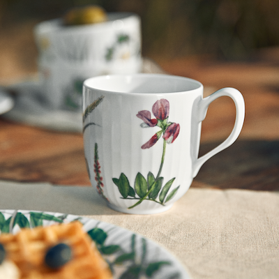 Kähler Hammershøi Summer 2026 coastal flower krus 33 cl