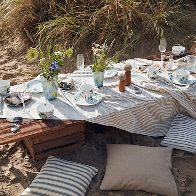 Kähler Hammershøi Summer 2026 coastal flower krus 33 cl