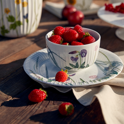 Kähler Hammershøi Summer coastal flower skål Ø 12 cm