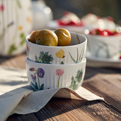 Kähler Hammershøi Summer coastal flower skål Ø 12 cm