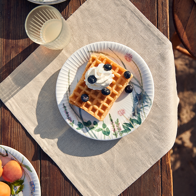 Kähler Hammershøi Summer coastal flowers tallerken Ø 22 cm