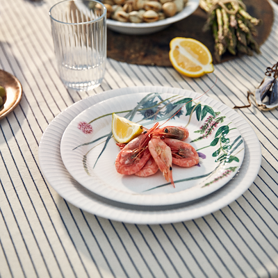 Kähler Hammershøi Summer coastal flowers tallerken Ø 22 cm