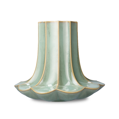 Kähler Kantarel vase grøn H 20,5 cm