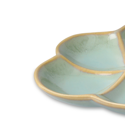 Kähler Kantarel bordfad grøn 14x14,5 cm