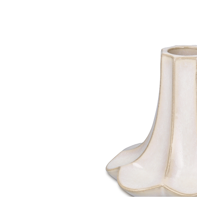 Kähler Kantarel lysestage sand H 10 cm