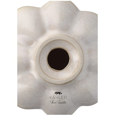 Kähler Kantarel lysestage sand H 10 cm