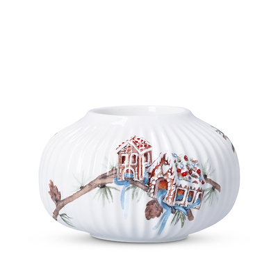 Hammershøi Jul 2025 fyrfadsstage hvid Ø 10 cm