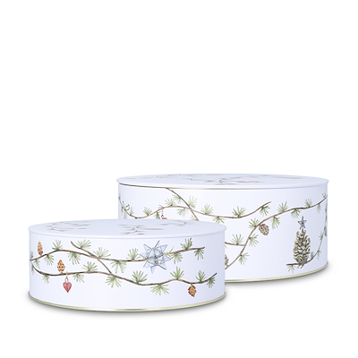 Hammershøi Jul 2025 kagedåsesæt Ø20+Ø22 cm 2 stk.