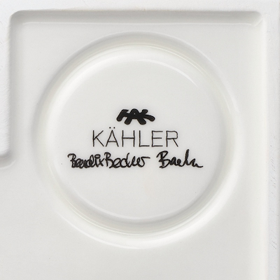 Kähler Urbania Stald lyshus hvid H 10,5 cm