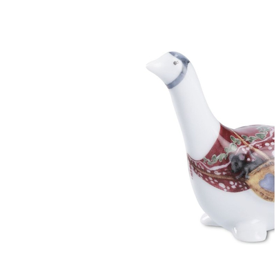 Hammershøi Jul julegås porcelæn H 8 cm