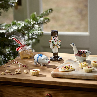 Hammershøi Jul nøddeknækker porcelæn H 8 cm