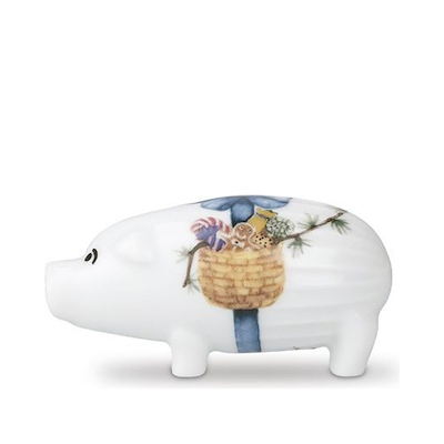 Hammershøi Jul gris porcelæn H 8 cm
