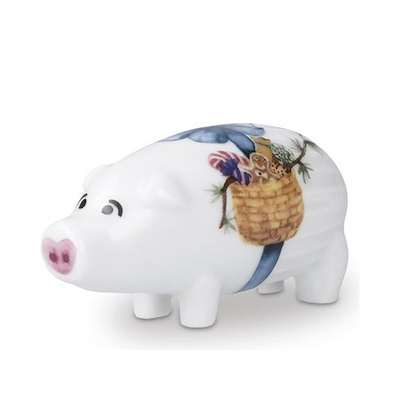 Hammershøi Jul gris porcelæn H 8 cm