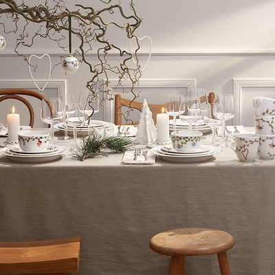 Hammershøi Jul 2024 juleservietter hvid 45x45cm 4 stk.