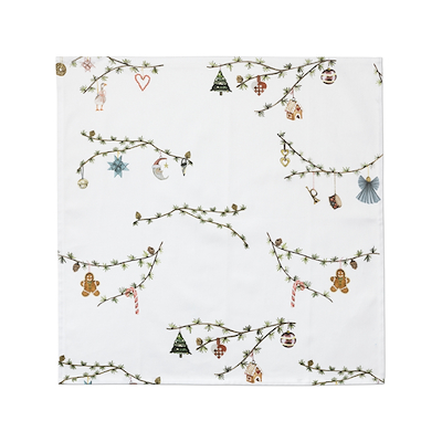 Hammershøi Jul 2024 juleservietter hvid 45x45cm 4 stk.