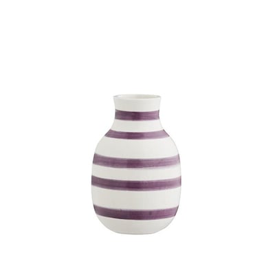 Kähler Omaggio vase blomme strib 12,5 cm